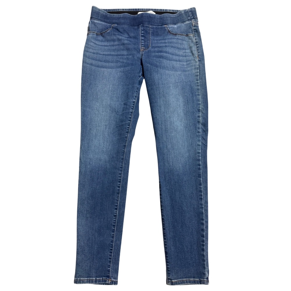 Old Navy Rockstar Jeggings Womens 12 Woodland Blue‎ Pull On Skinny Jeans